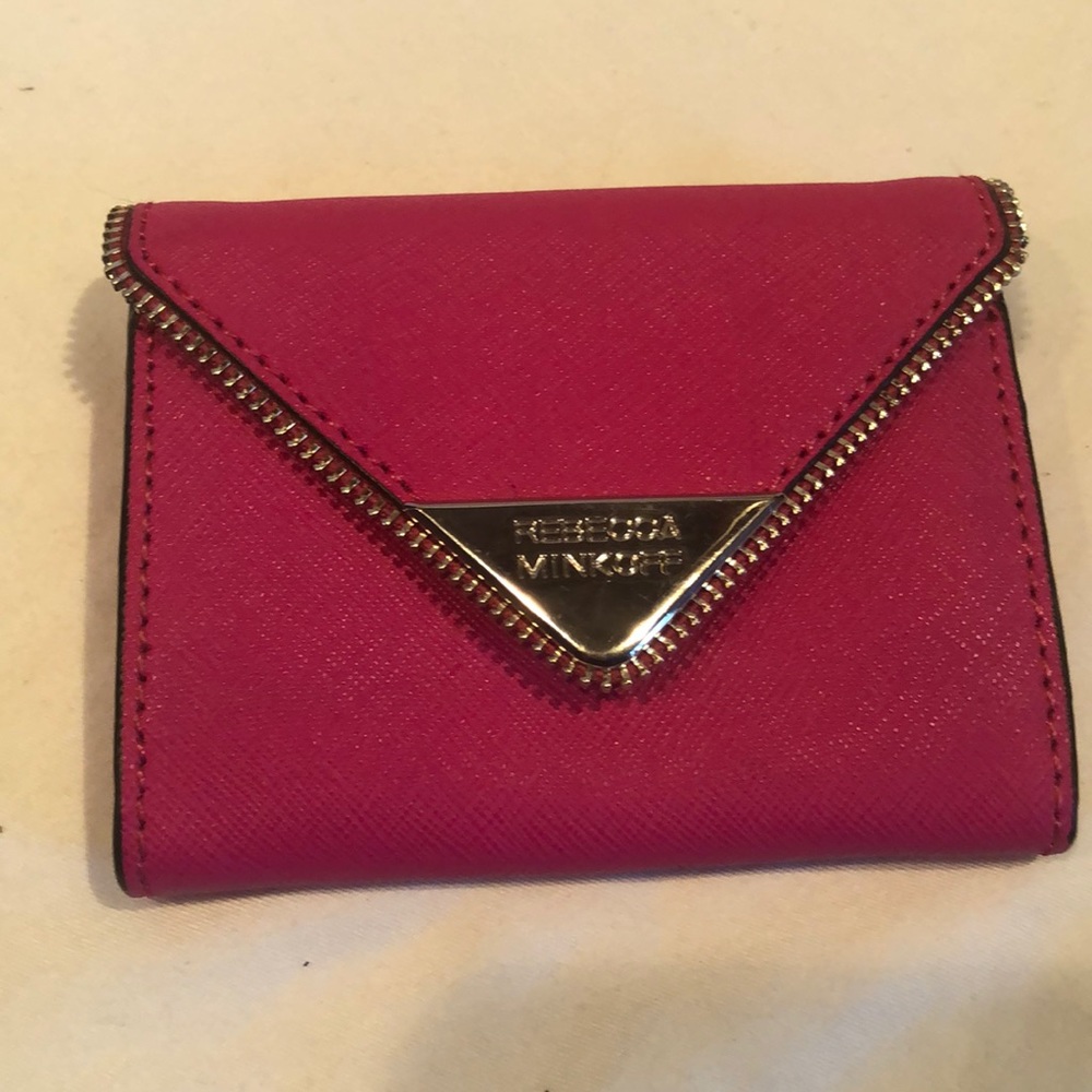 Rebecca Minkoff ID wallet with attached keychain